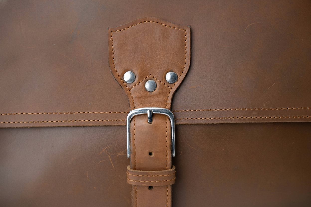 Heritage Leather Messenger Briefcase