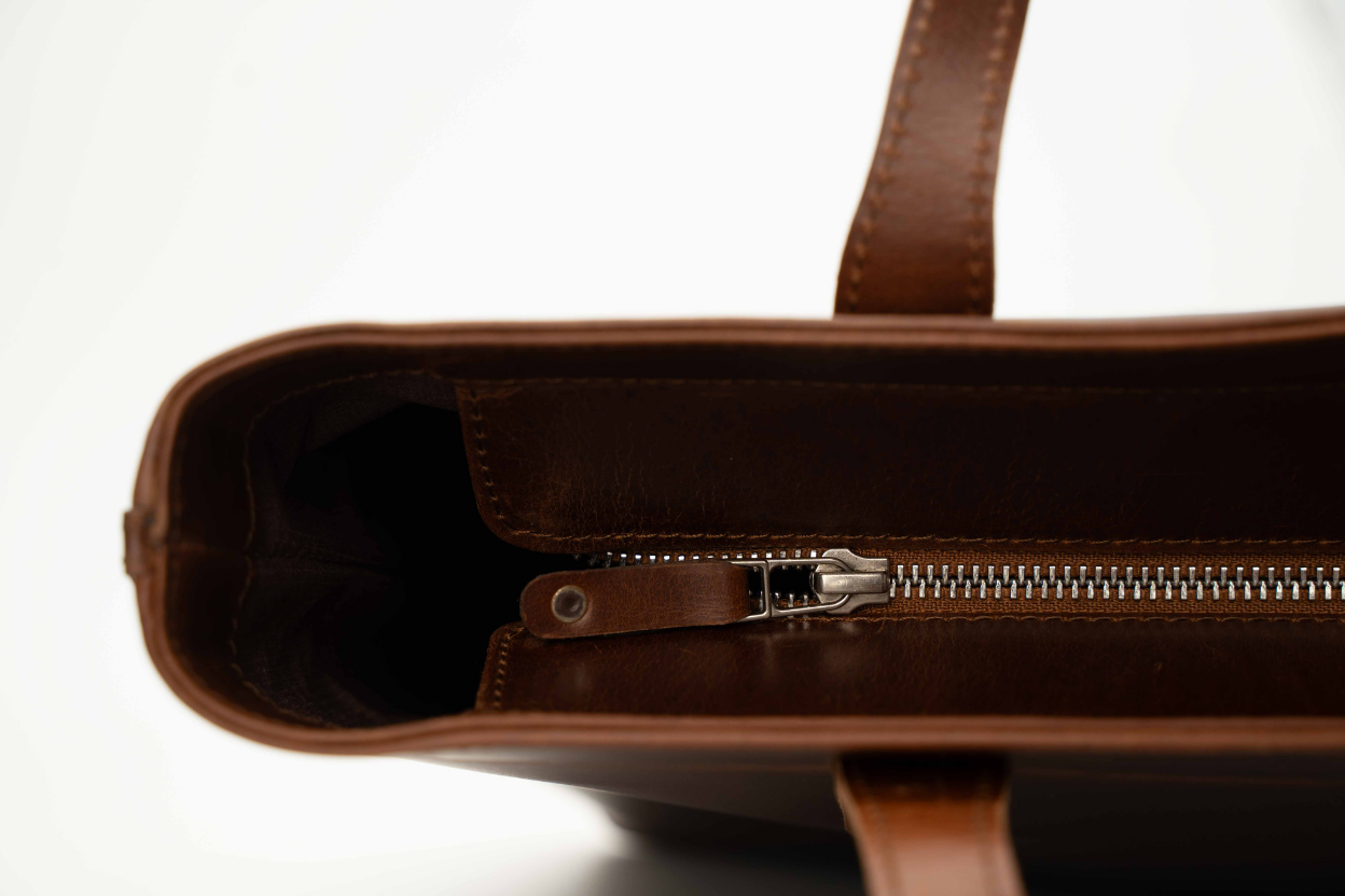 The Classic Brown Leather Heritage Tote Bag