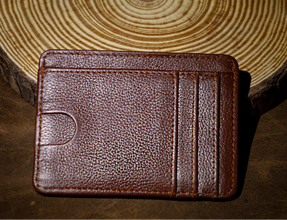 Maple Brown Card Holder