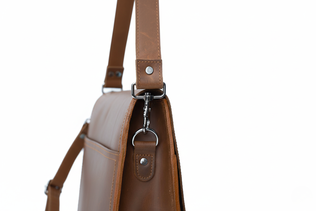 Heritage Leather Messenger Briefcase