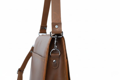 Heritage Leather Messenger Briefcase