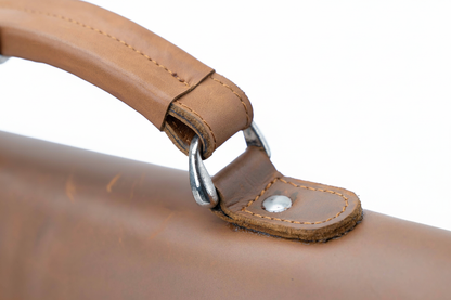 Heritage Leather Messenger Briefcase