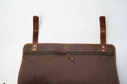 The Weekender Leather Barrel Duffel Bag | Classic Chestnut Full-Grain