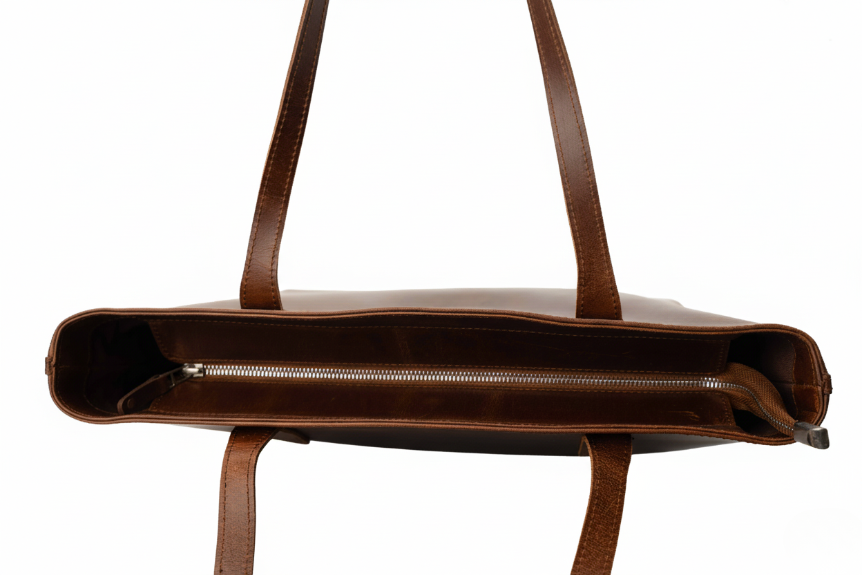 The Classic Brown Leather Heritage Tote Bag