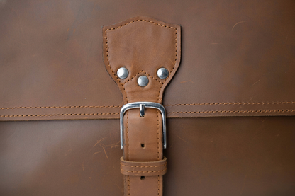 Heritage Leather Messenger Briefcase