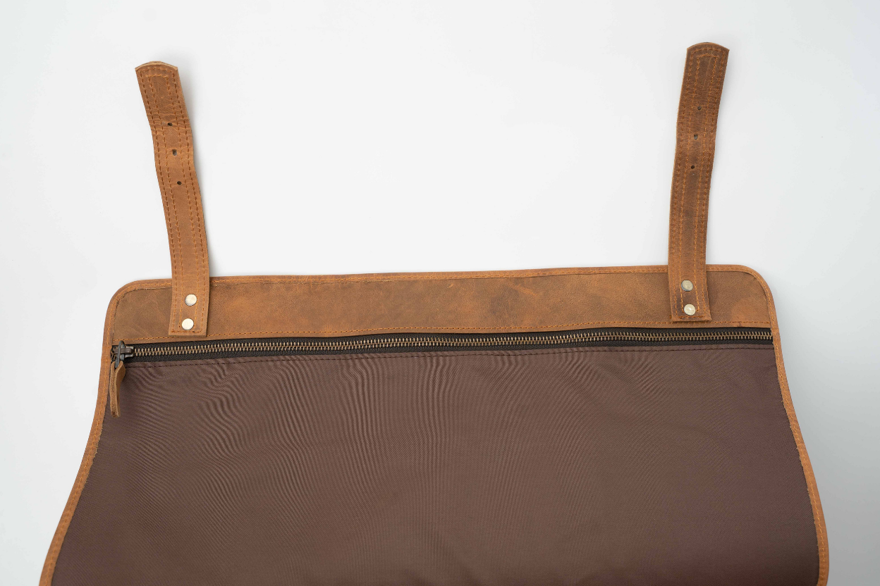 The Expedition Leather Travel Duffel Bag | Cognac Carry-On