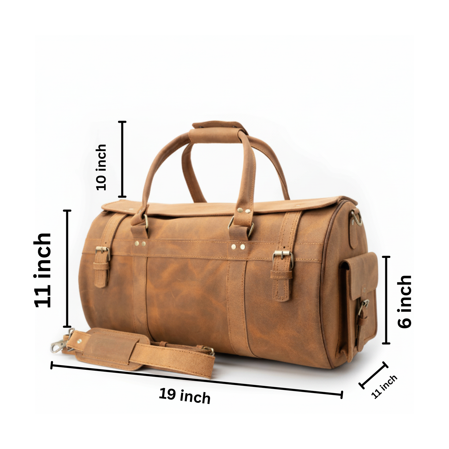 Weekender Leather Duffel Bag