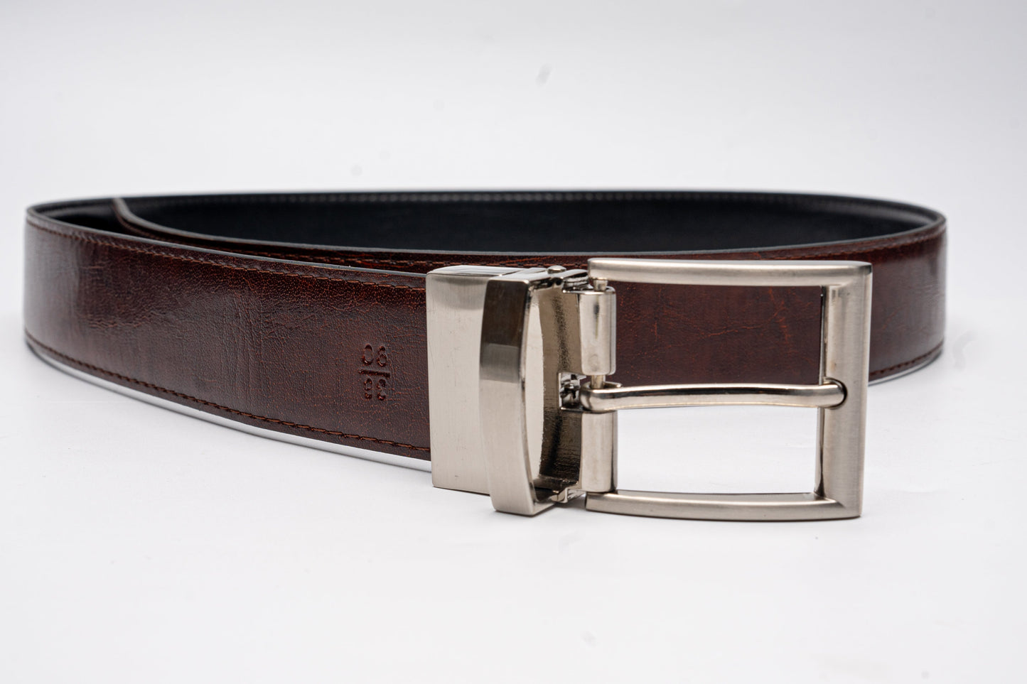 Reversible Genuine Leather Belt – Black & Brown
