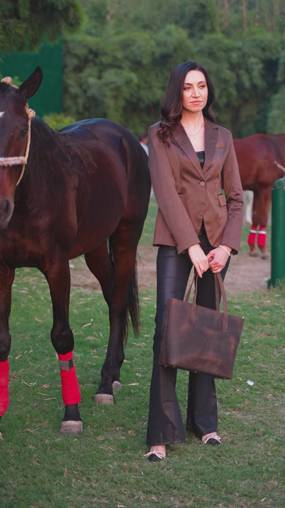 The Essential Leatherise Carryall Tote Bag
